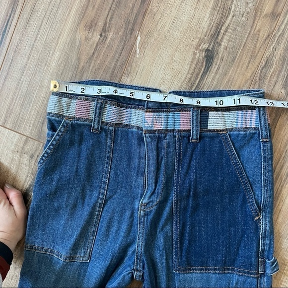 Anthropologie Pilcro And The Letterpress Boho Patchwork Boyfriend Jeans - Picture 7 of 13